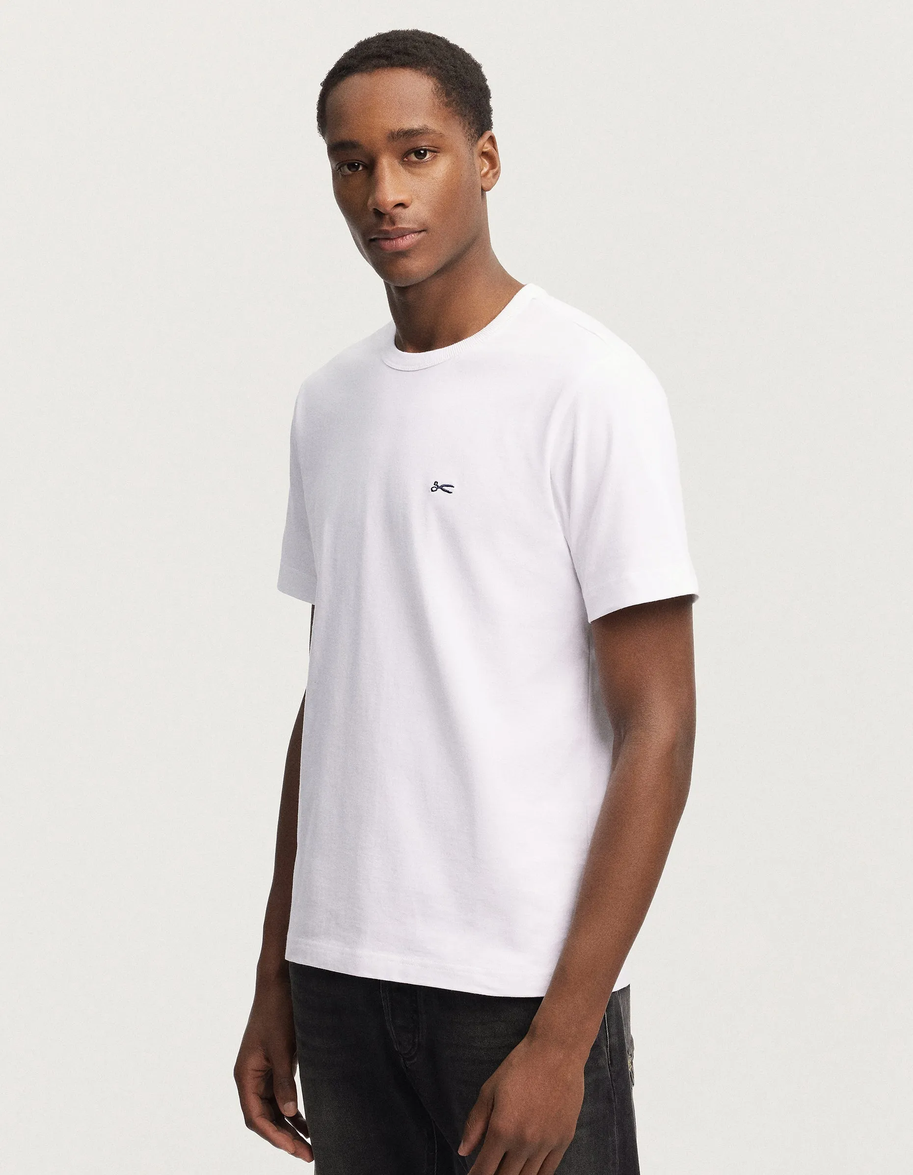 【DENHAM】AMERICANA TEE HCJ WHITE 小剪刀素色白Tee sold by Blue Beach Denim product image thumbnail 3