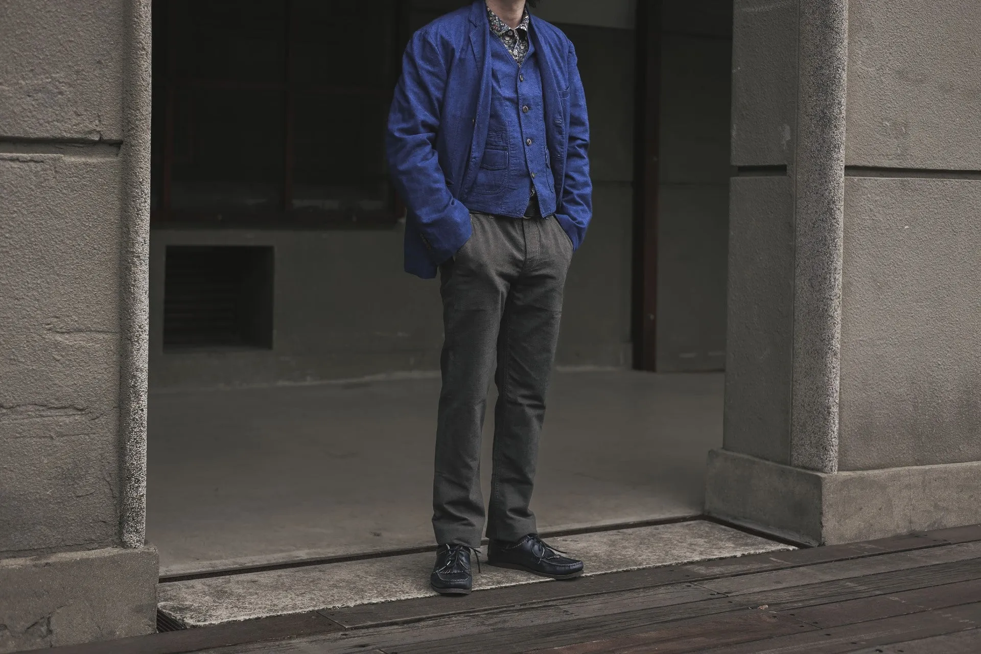 【Scarti-Lab】Cotton Linen Blend Summer Chino Olive 101 SM407 日製棉麻混紡 低腰修身直筒褲 橄欖綠 sold by Blue Beach Denim