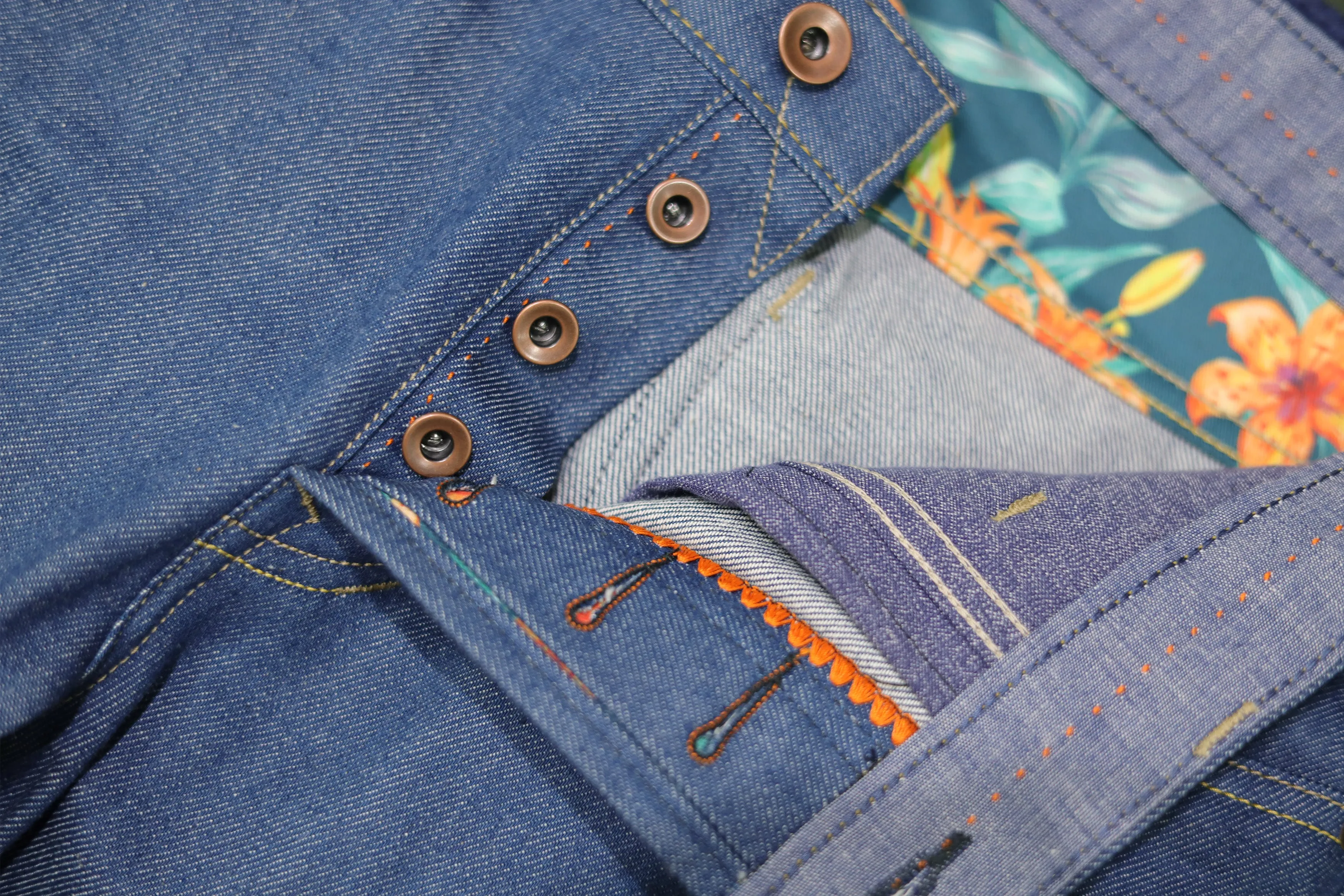 【Ruttloff】H2-Antique Blue Selvedge Jeans 12oz 藍灘獨家訂製復古藍赤耳小直筒牛仔褲 sold by Blue Beach Denim product image thumbnail 2