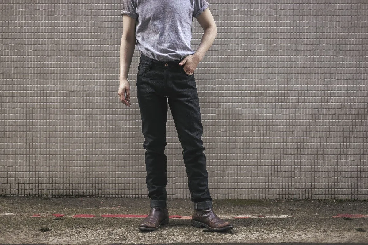 【Ruttloff】H2-Rustic Black Selvedge Jeans 15oz 藍灘獨家訂製黑灰雙染赤耳小直筒牛仔褲 sold by Blue Beach Denim