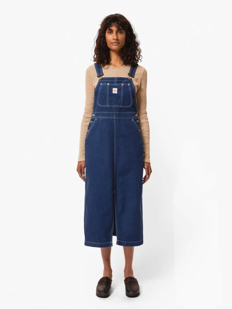 【Nudie Jeans】Inger Utility Denim Dungarees Dress Blue 水洗丹寧復古連身工作裙 sold by Blue Beach Denim product image thumbnail 5
