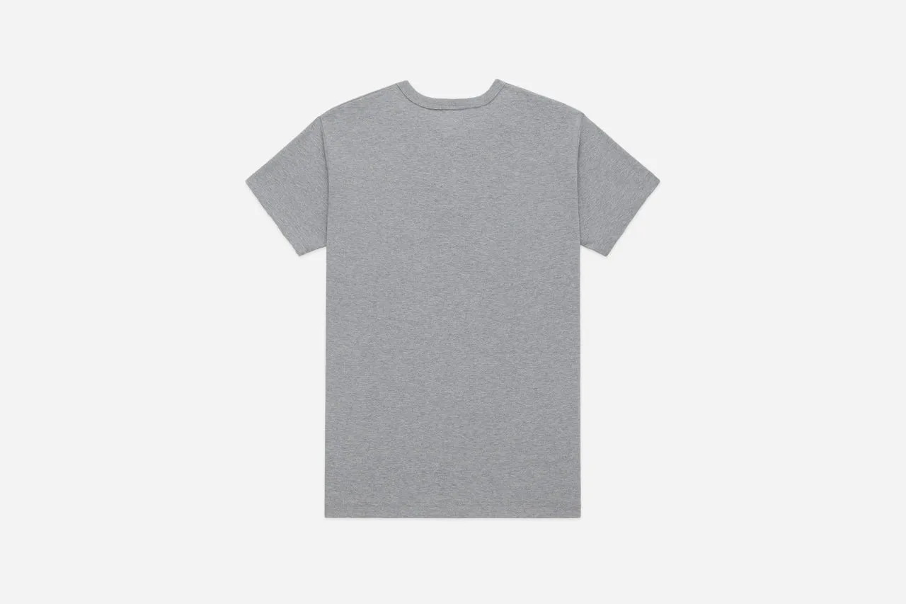 【3sixteen】Short Sleeve Henley Heather Grey 灰色重磅短袖亨利領 sold by Blue Beach Denim product image thumbnail 3