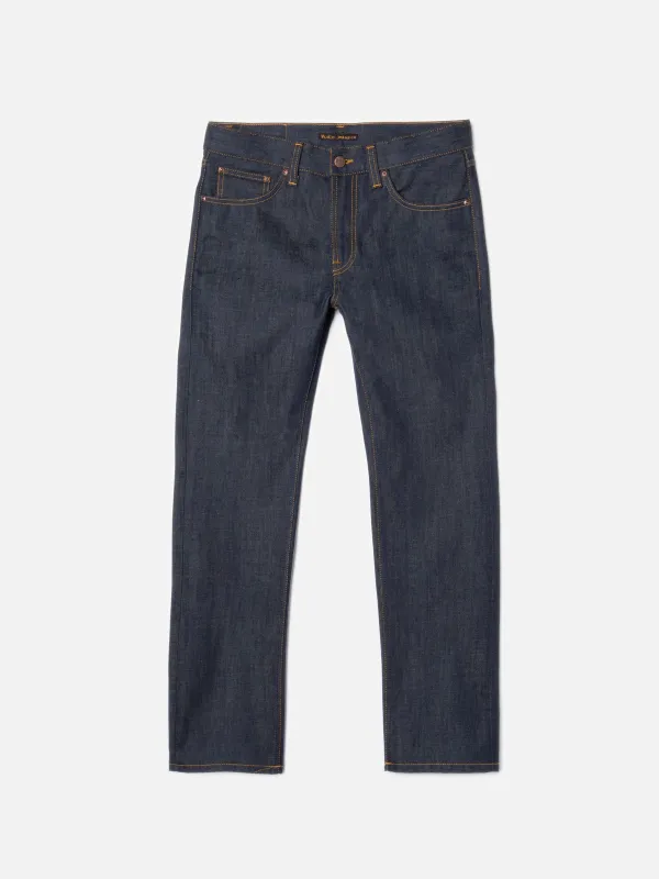 【Nudie Jeans】 Gritty Jackson Dry Old 復古老布原色中腰直筒牛仔褲 sold by Blue Beach Denim