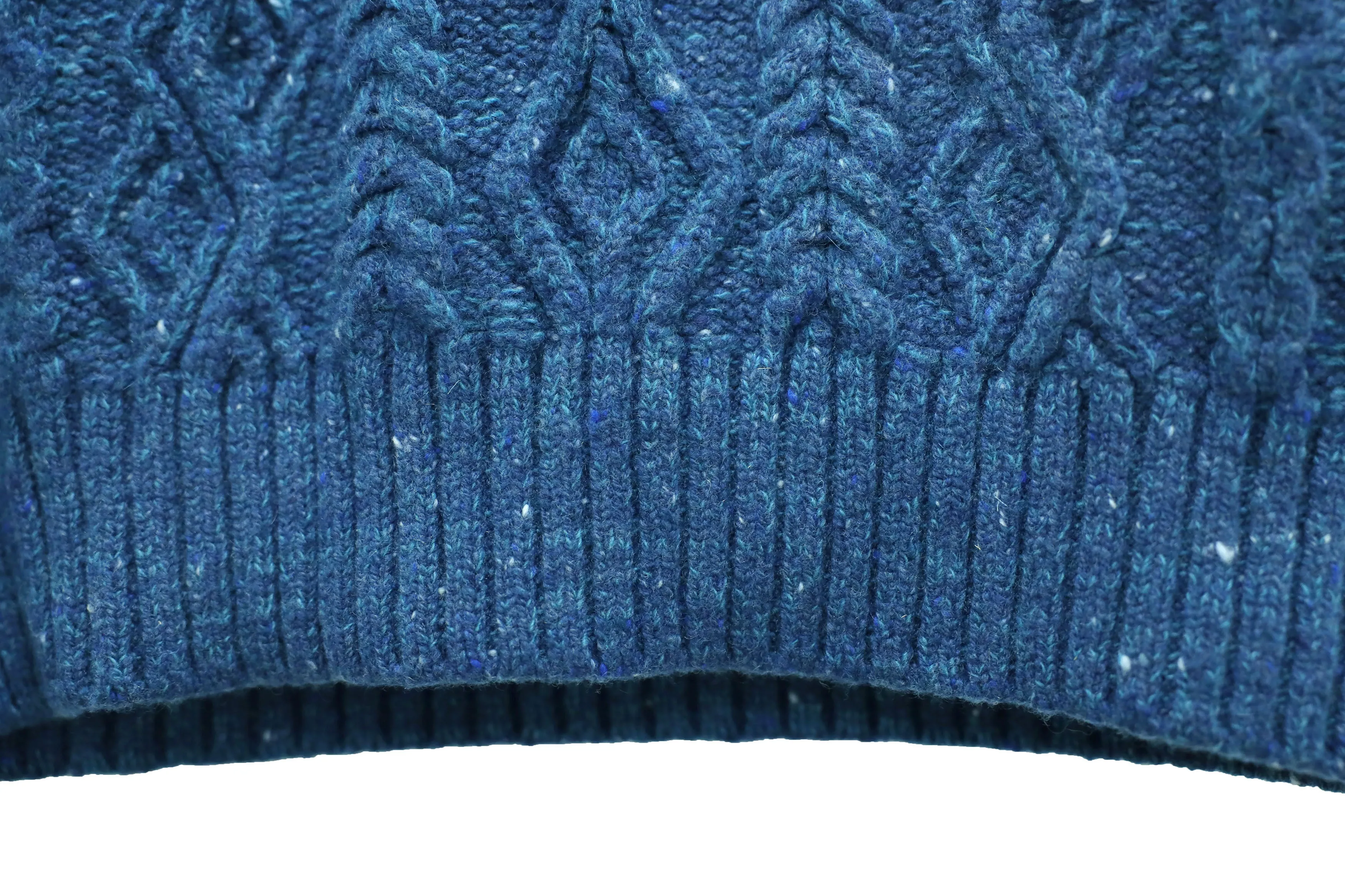 【Inis Meáin】Aran Crew Neck Quilty 土耳其藍喀什米爾阿蘭毛衣 sold by Blue Beach Denim product image thumbnail 4