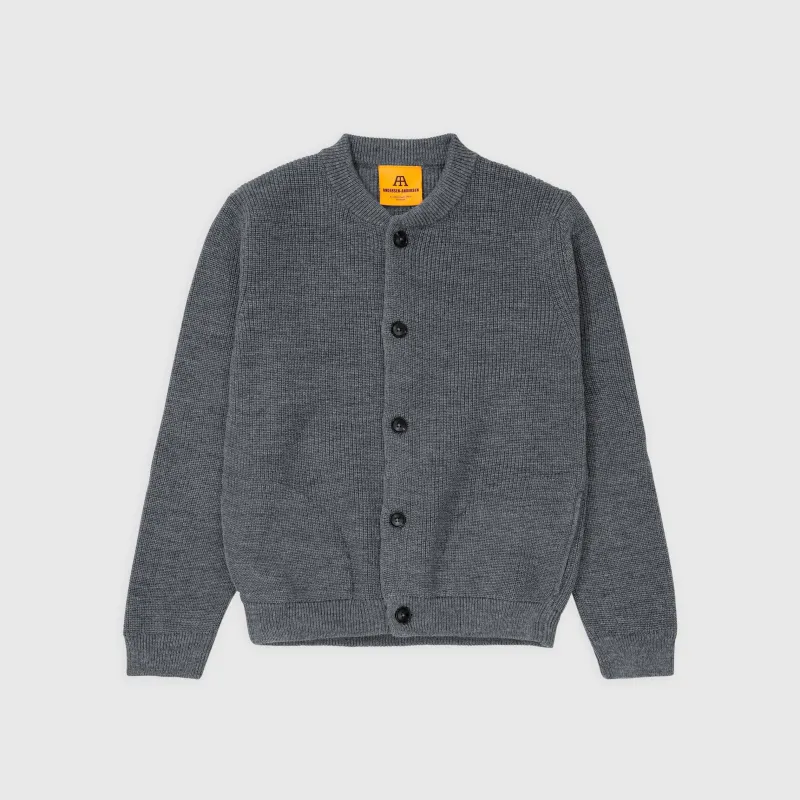 【Andersen Andersen】Skipper Jacket Grey 精紡可瑞黛爾羊毛船長夾克灰色 sold by Blue Beach Denim