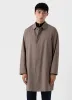 【Sunspel】Showerproof Cotton Mac Dark Stone 深石色防潑水棉質英倫簡約風衣 sold by Blue Beach Denim