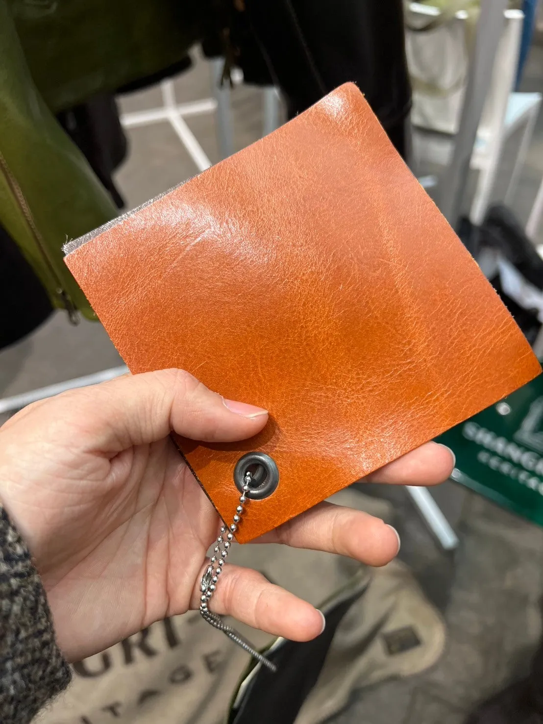 【Shangri-La Heritage】“Varenne” Olmo Badalassi® Leather Jacket 巴達拉西橙橘色頂級皮衣 sold by Blue Beach Denim product image thumbnail 3