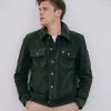 【Shangri-La Heritage】“Terracotta” Muschio Suede Jacket 60年代深苔綠麂皮夾克 sold by Blue Beach Denim