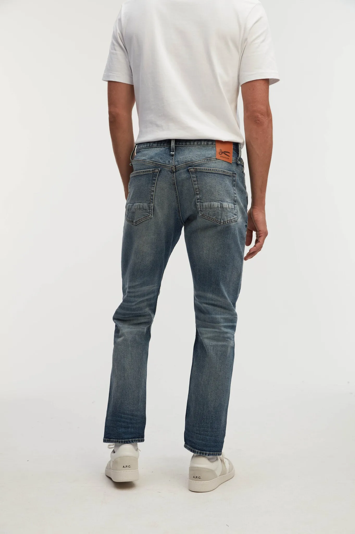 【DENHAM】Taper AHW / 淺藍微破自然補釘修身錐形牛仔褲 sold by Blue Beach Denim product image thumbnail 5