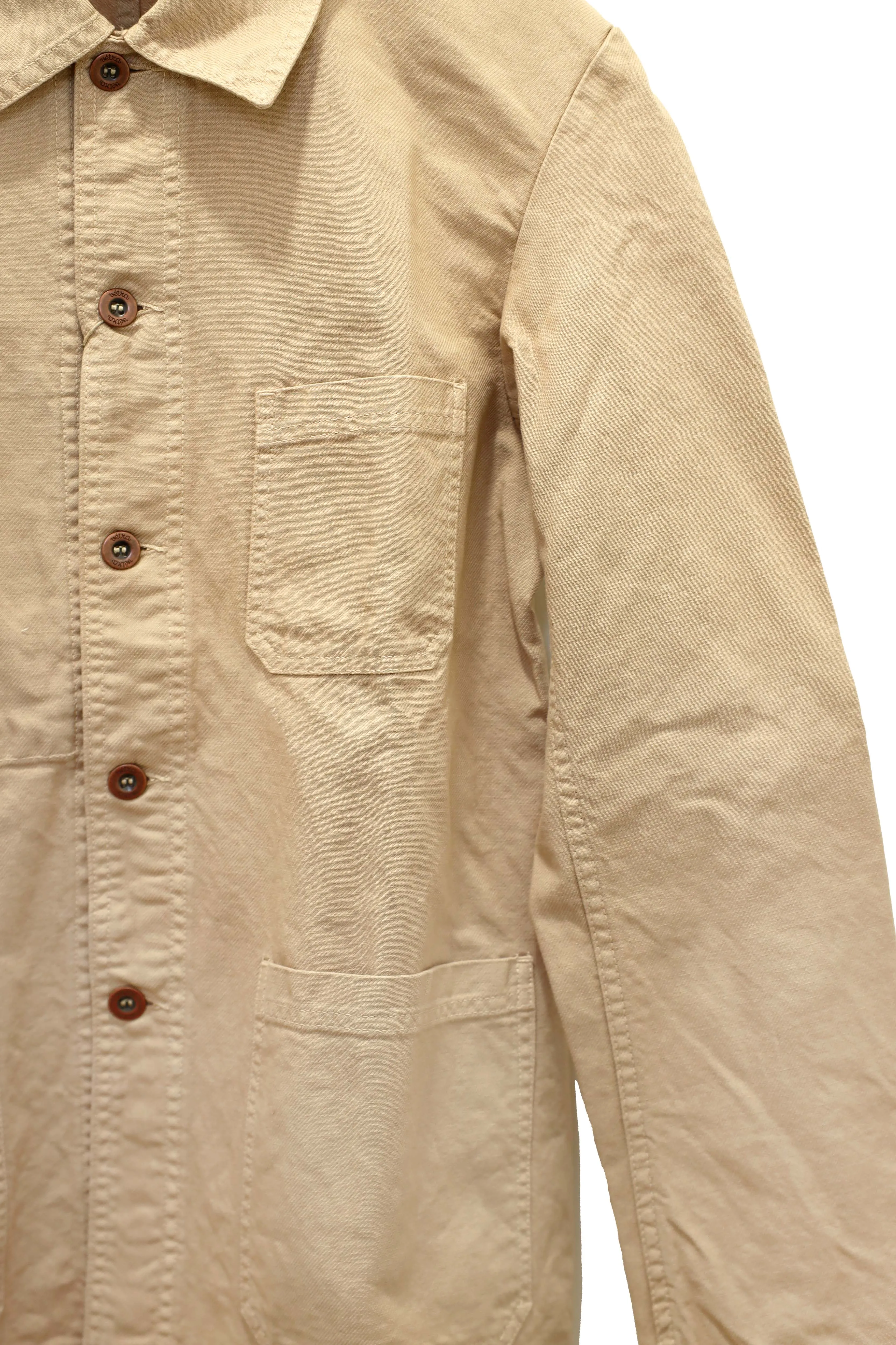 【Vetra】French Workwear Jacket 1G/5C Chalk 石灰石斜紋布法式工作裝 sold by Blue Beach Denim product image thumbnail 3