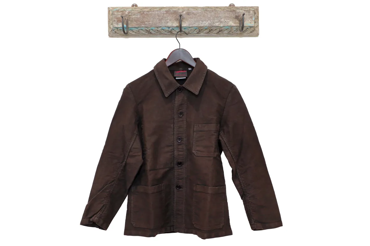 【Vetra】French Workwear Jacket 3M#5 Moleskin Truffle 松露色鼴鼠皮法式工作裝 sold by Blue Beach Denim