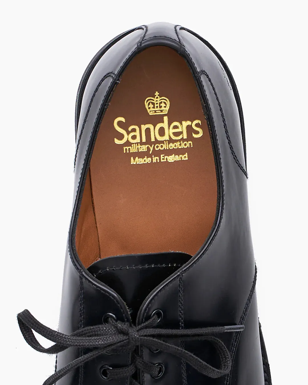 【Sanders】MILITARY APRON DERBY SHOES 黑色英軍方頭德比鞋 1130B sold by Blue Beach Denim product image thumbnail 2
