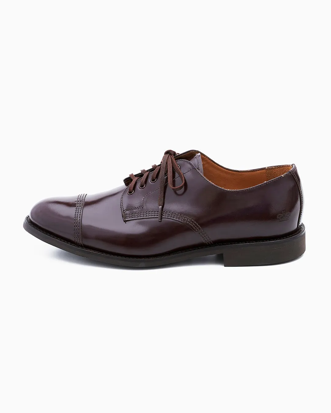 【Sanders】MILITARY DERBY SHOES BROWN 棕色英軍蓋頭德比鞋 1128R sold by Blue Beach Denim
