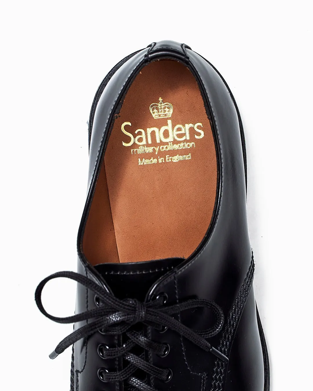 【Sanders】MILITARY DERBY SHOES BLACK 黑色英軍蓋頭德比鞋 1128B sold by Blue Beach Denim product image thumbnail 2