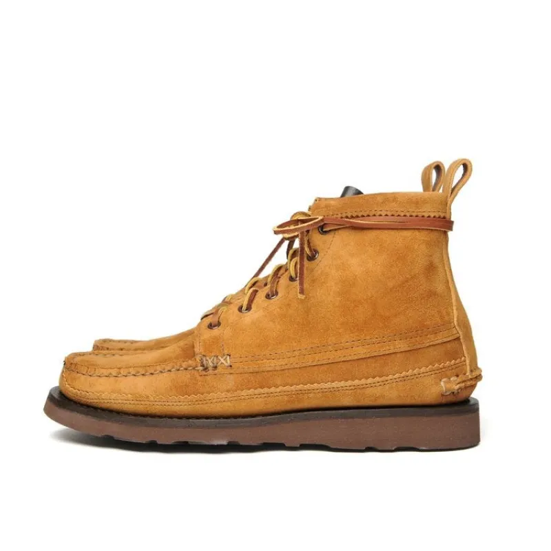 【Yuketen】Maine Guide 6 Eye DB Boots w/ Moreflex Tosca G Brown 反皮荒野嚮導靴輕量化鞋底 sold by Blue Beach Denim