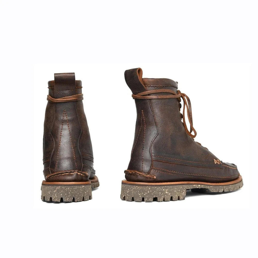 【Yuketen】Maine Guide 6 eye DB Boots Kudu Castagna 栗子棕色羚羊皮荒野嚮導靴登山鞋底 sold by Blue Beach Denim product image thumbnail 4