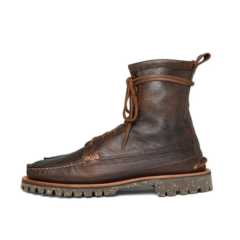 【Yuketen】Maine Guide 6 eye DB Boots Kudu Castagna 栗子棕色羚羊皮荒野嚮導靴登山鞋底 sold by Blue Beach Denim
