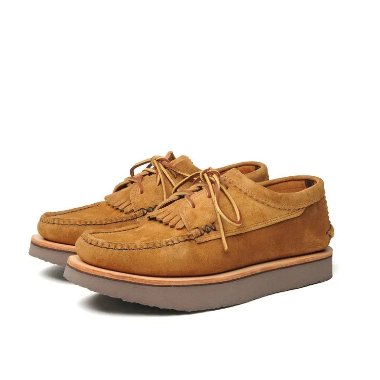 【Yuketen】Blucher Rocker with Kiltie F OG Brown 駝色反皮莫卡辛帆船鞋 sold by Blue Beach Denim product image thumbnail 2