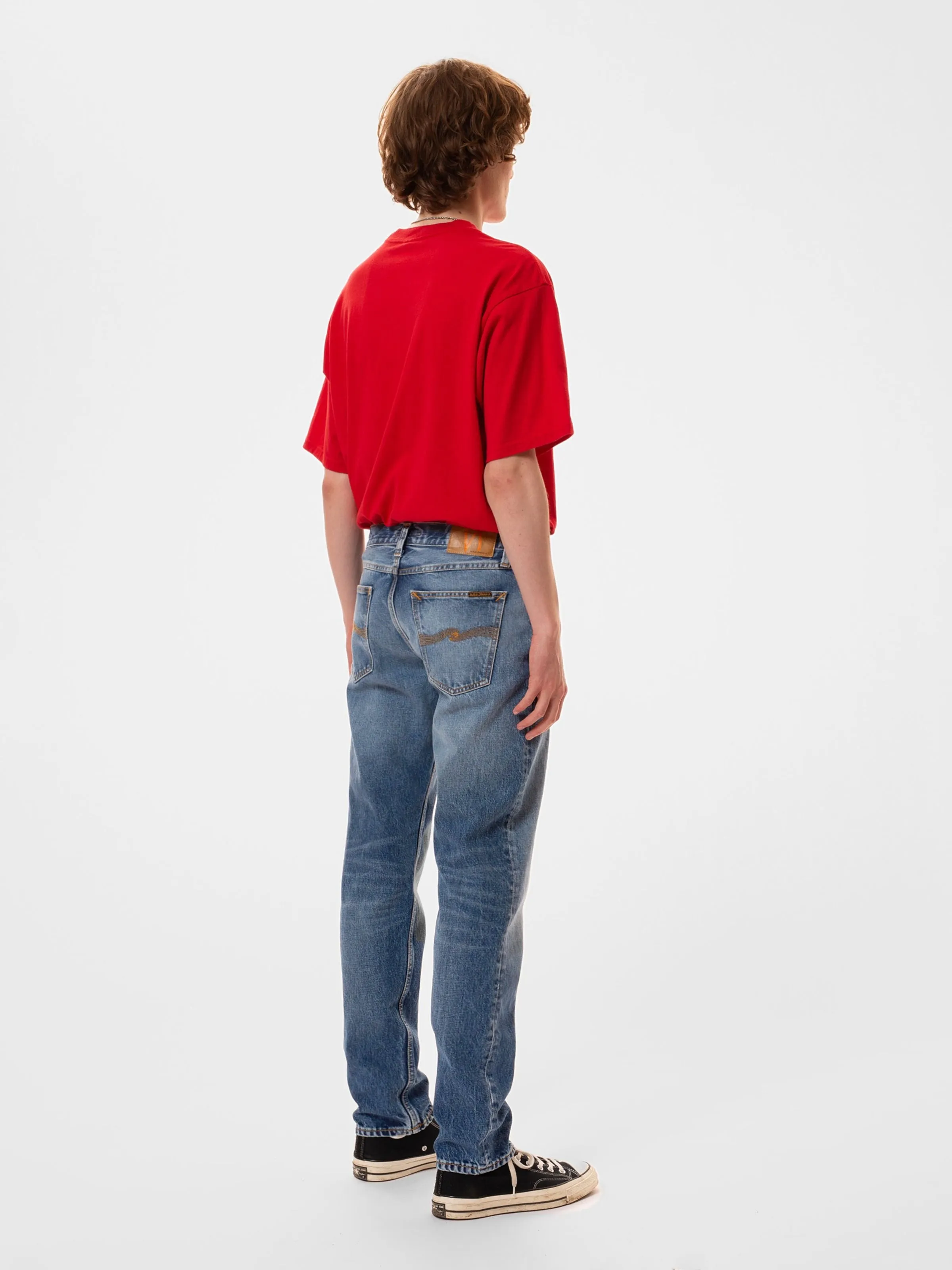 【Nudie Jeans】Steady Eddie II Blue Tornado 厚磅復古石洗寬鬆錐形褲 sold by Blue Beach Denim product image thumbnail 3