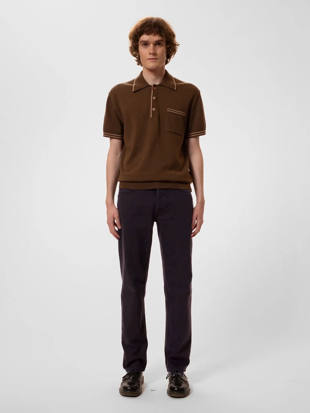 【Nudie Jeans】Rad Rufus Black Overdye 黑色特殊過染寬鬆直筒牛仔褲 sold by Blue Beach Denim product image thumbnail 2