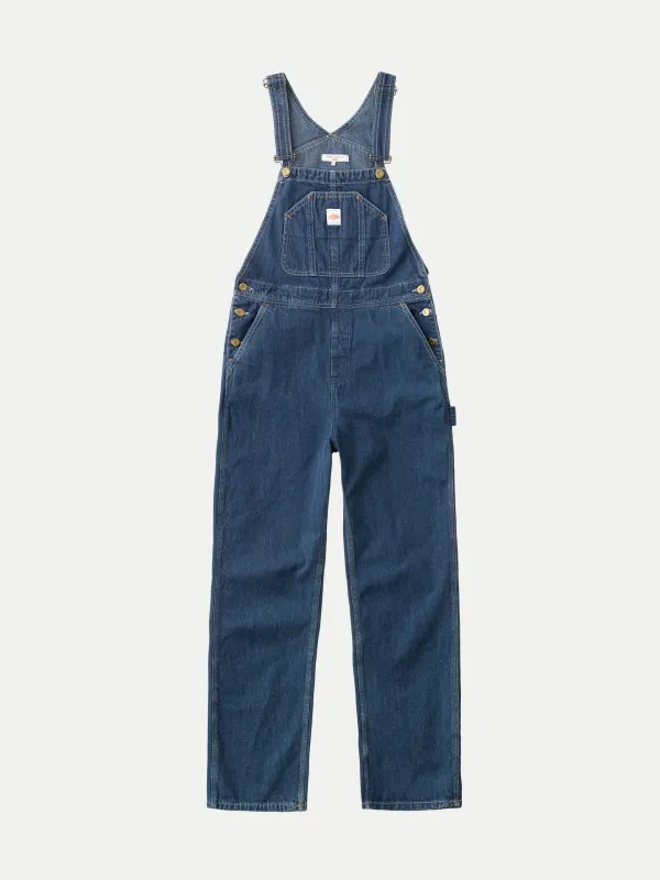 【Nudie Jeans】Astrid Denim Dungarees UD 女版復古水洗連身牛仔褲 sold by Blue Beach Denim