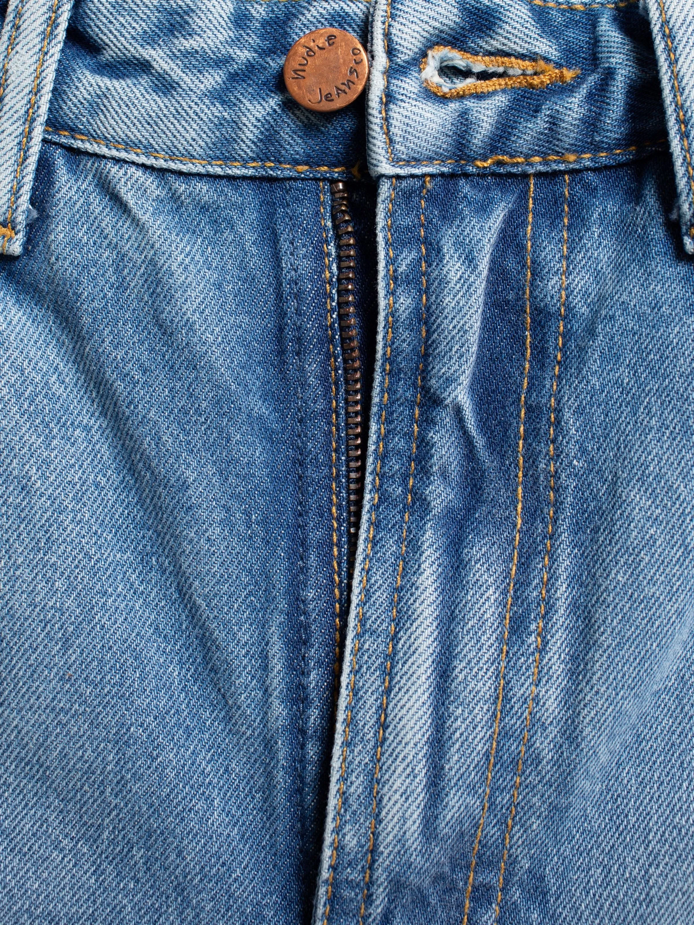 【Nudie Jeans】Clean Eileen Vintage Dreams 女版中藍復古厚磅直筒牛仔褲 sold by Blue Beach Denim product image thumbnail 5