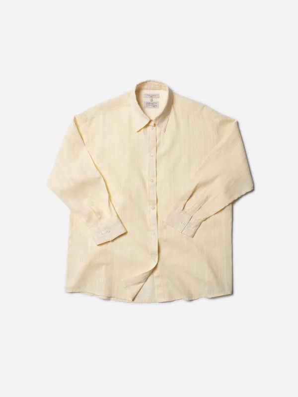 【Nudie Jeans】Monica Cotton Shirt 女款輕質立體條紋布襯衫 sold by Blue Beach Denim