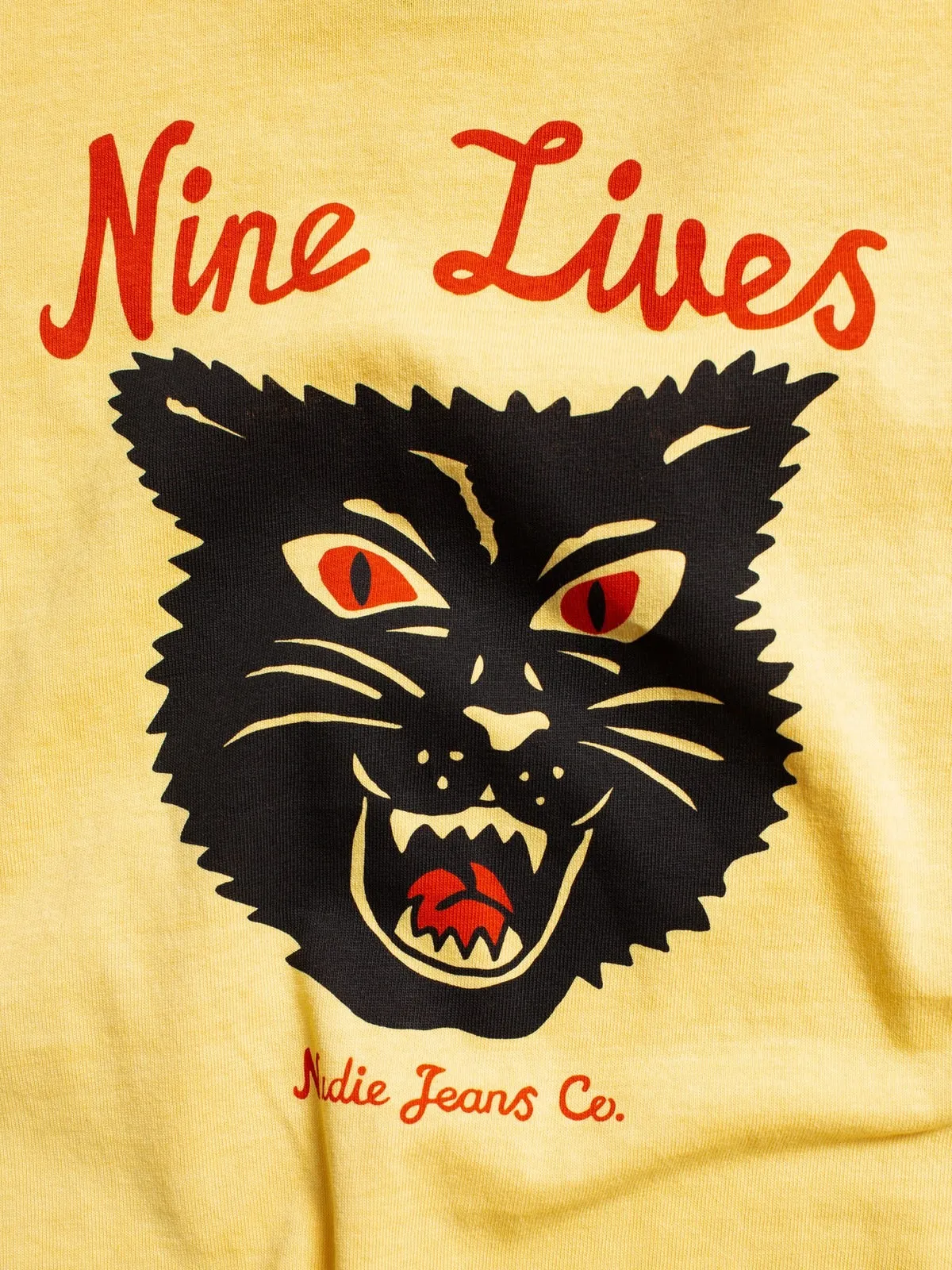 【Nudie Jeans】Joni Nine Lives 女款九命貓設計圖Tee sold by Blue Beach Denim product image thumbnail 4