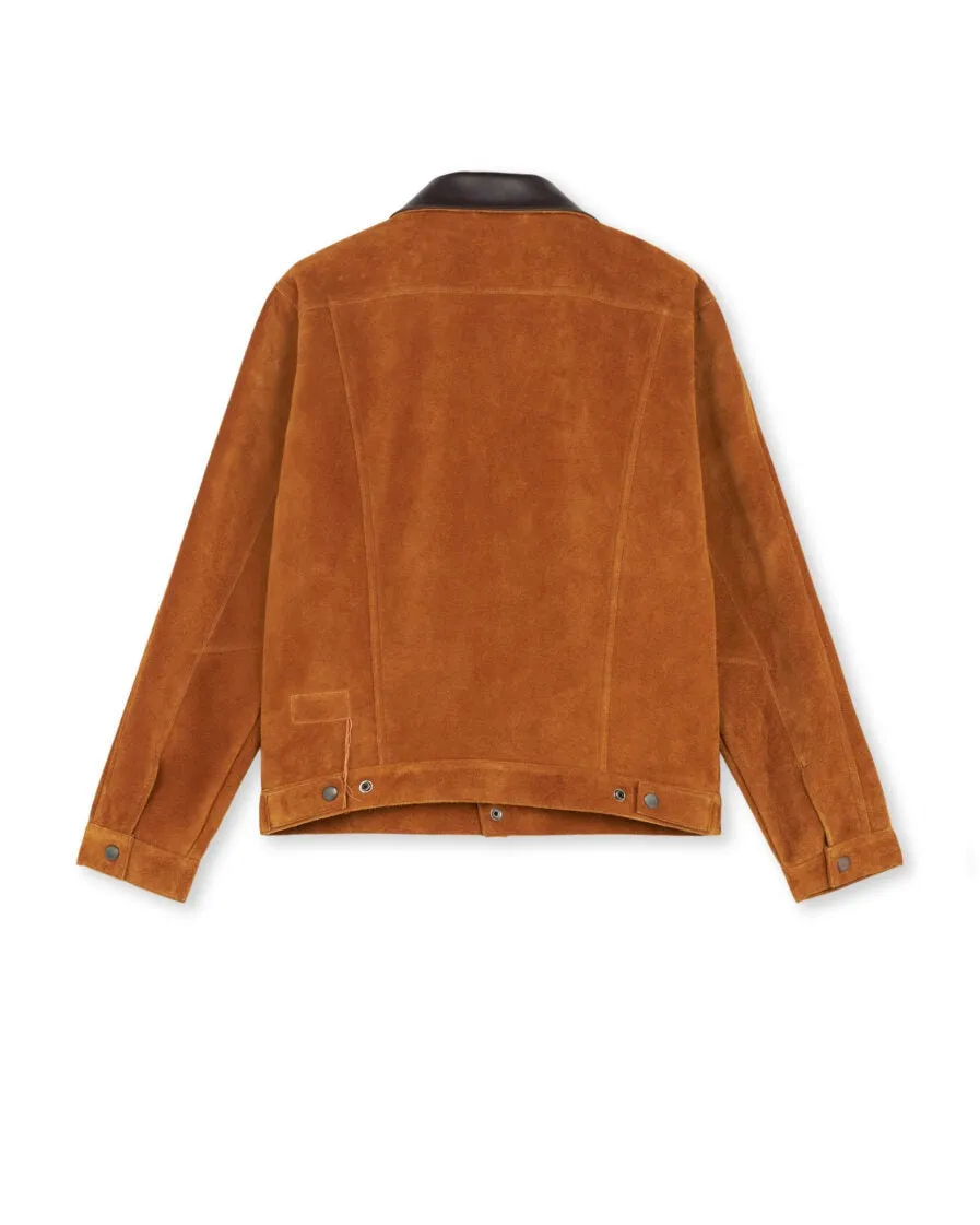 【Fortela】TYPE 3 NAT LEATHER JACKET 麂皮撞色三代皮夾克 sold by Blue Beach Denim product image thumbnail 4