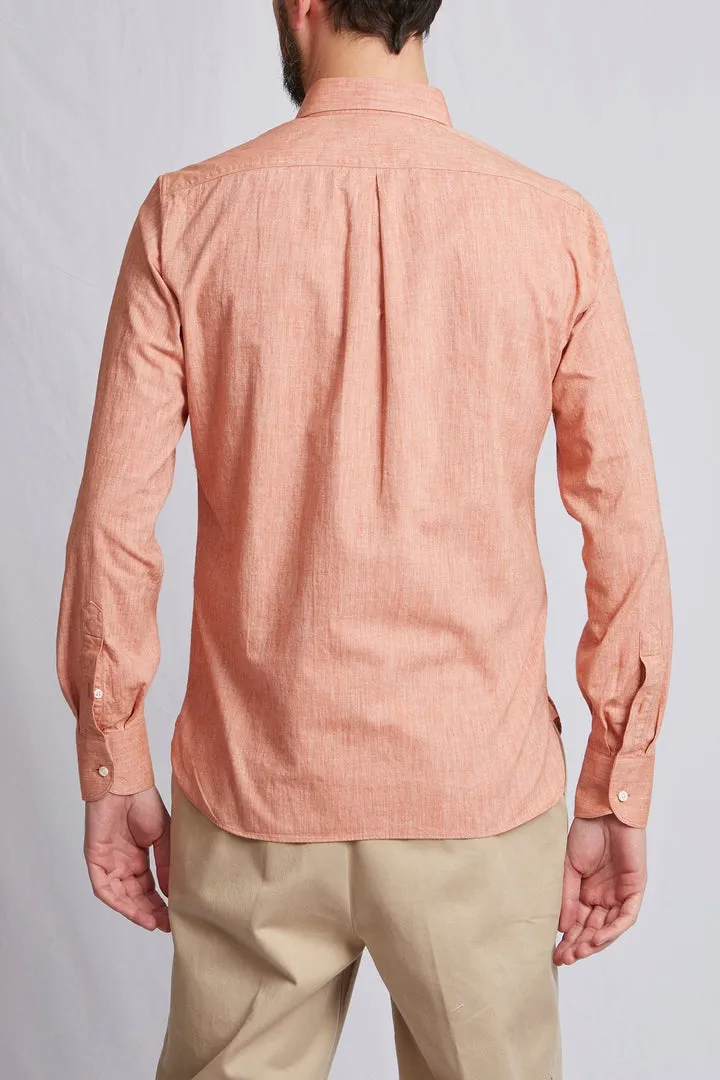 【ABCL Garments】ANTO vintage dungaree red chambray 3202 水手布休閒口袋襯衫 sold by Blue Beach Denim product image thumbnail 3