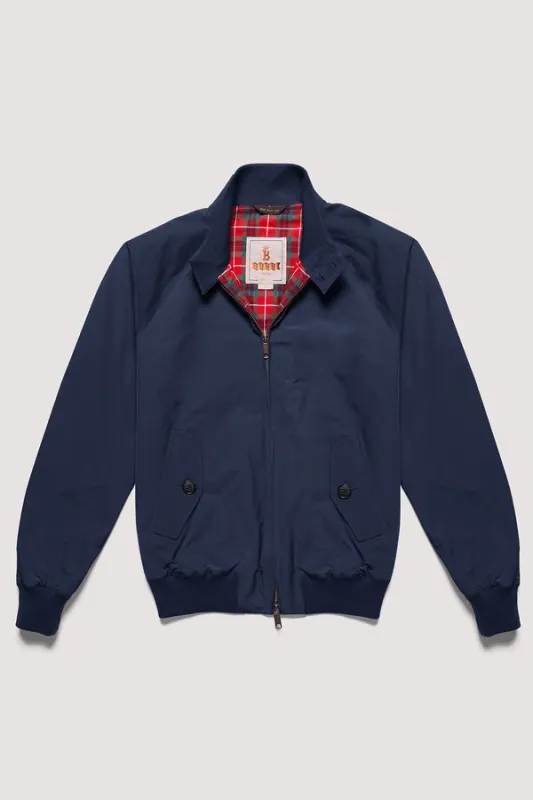 【Baracuta】G9 Harrington Jacket Navy 經典G9哈靈頓夾克海藍色 sold by Blue Beach Denim