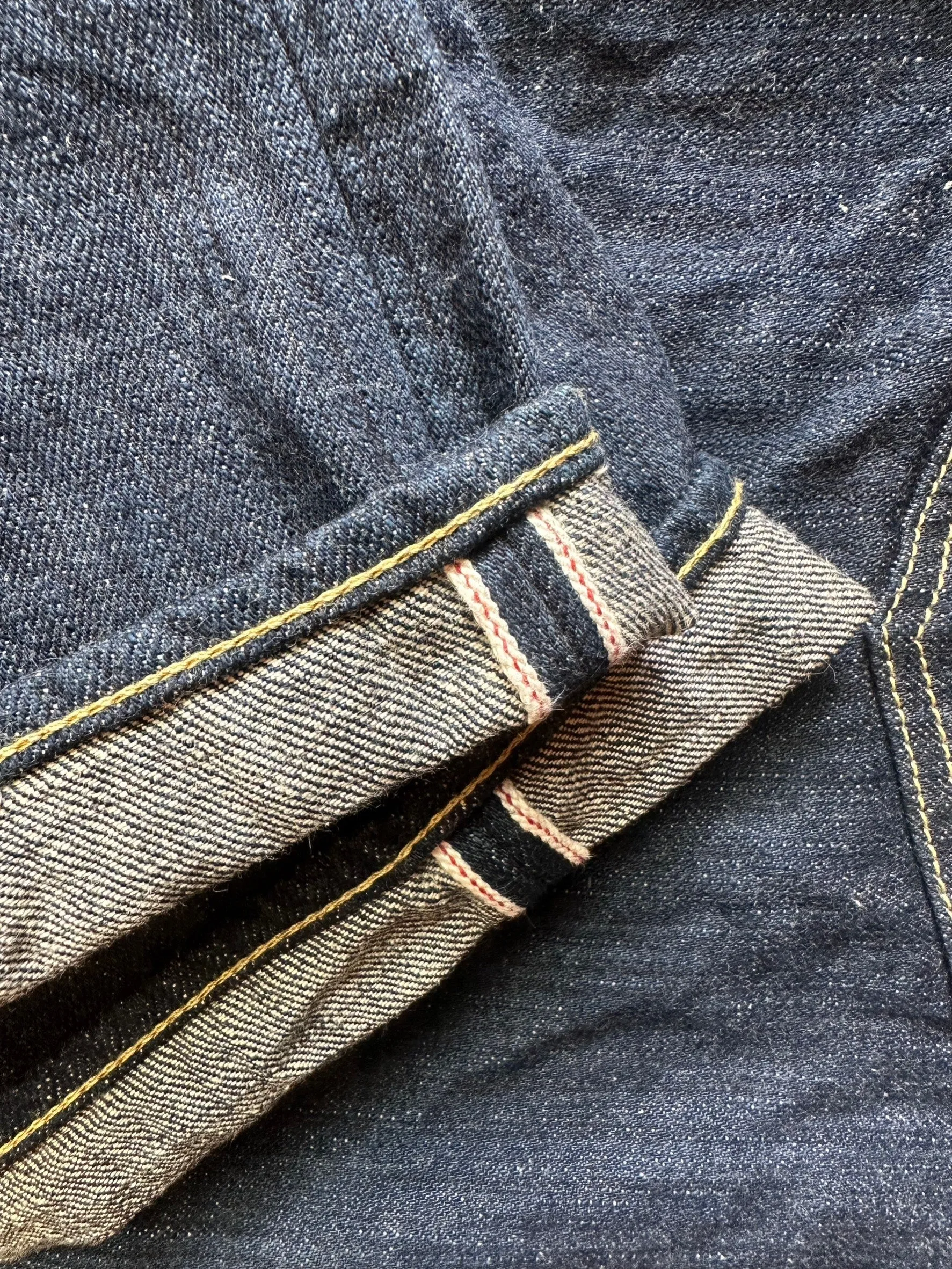 【ONI DENIM】288 Kiwami Natural Indigo Dye/鬼極天然染阿波正藍經典直筒褲 16oz sold by Blue Beach Denim product image thumbnail 5