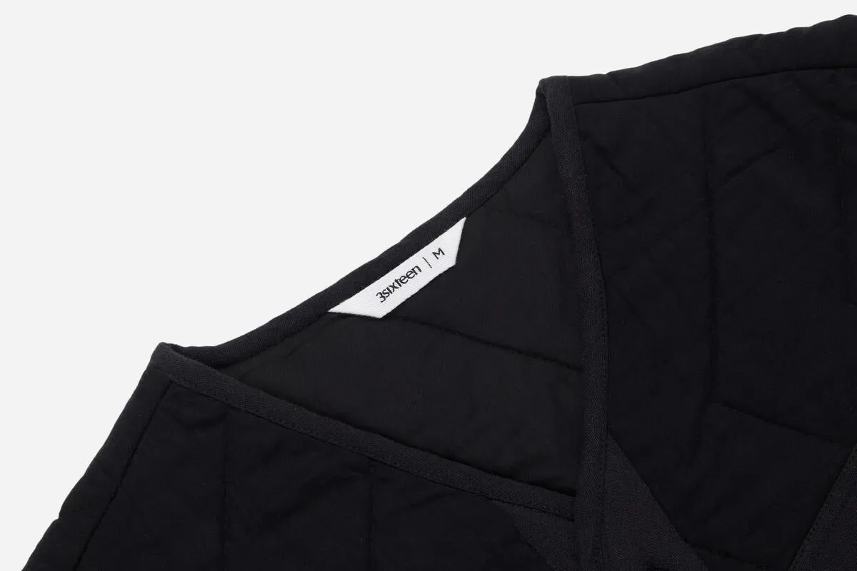 【3sixteen】Liner Jacket Onyx 天絲棉衍縫夾克黑瑪瑙色 sold by Blue Beach Denim product image thumbnail 4