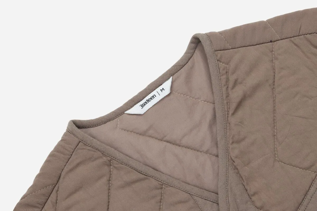 【3sixteen】Liner Jacket Steel / 天絲棉 衍縫夾克 灰鋼色 sold by Blue Beach Denim product image thumbnail 4