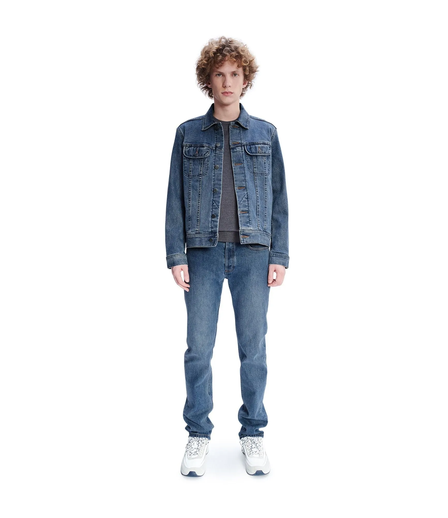 【A.P.C.】Veste Jean US 中藍水洗 美式牛仔夾克 sold by Blue Beach Denim product image thumbnail 2