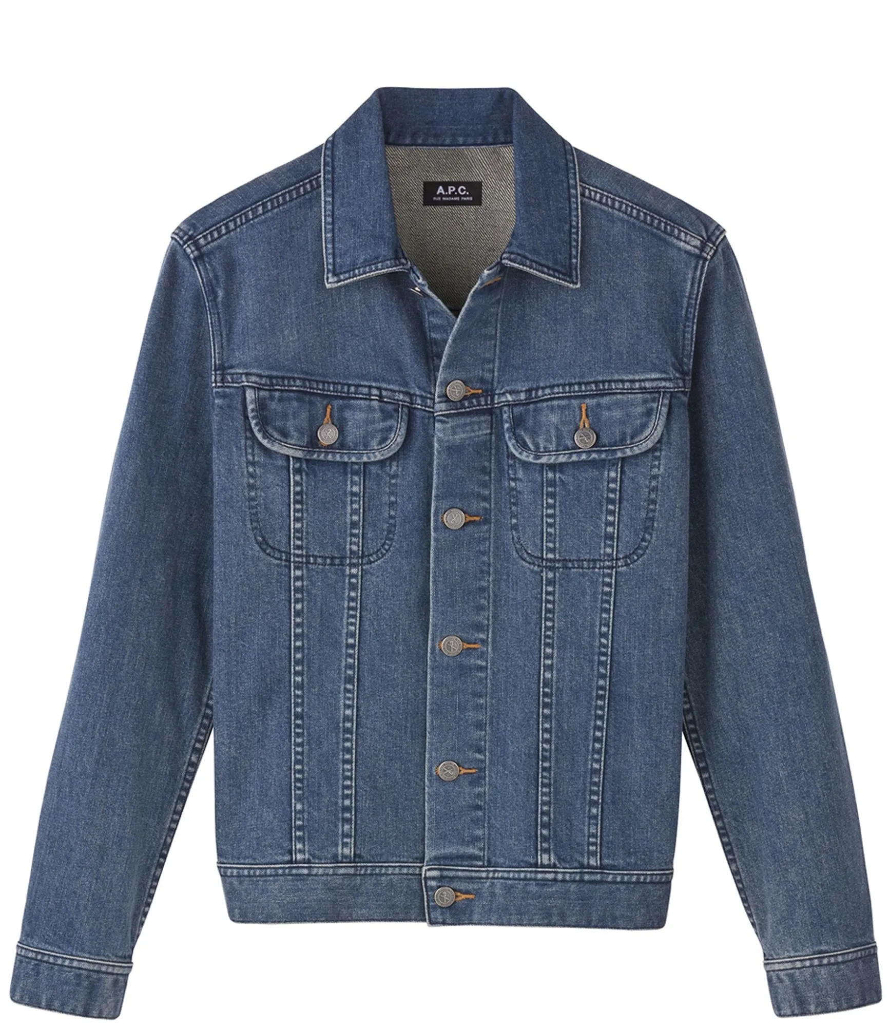 【A.P.C.】Veste Jean US 中藍水洗 美式牛仔夾克 sold by Blue Beach Denim