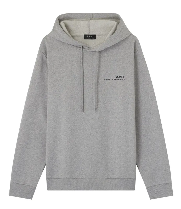 【A.P.C.】Item H hoodie heathered grey 男版淺灰經典連帽衛衣 sold by Blue Beach Denim