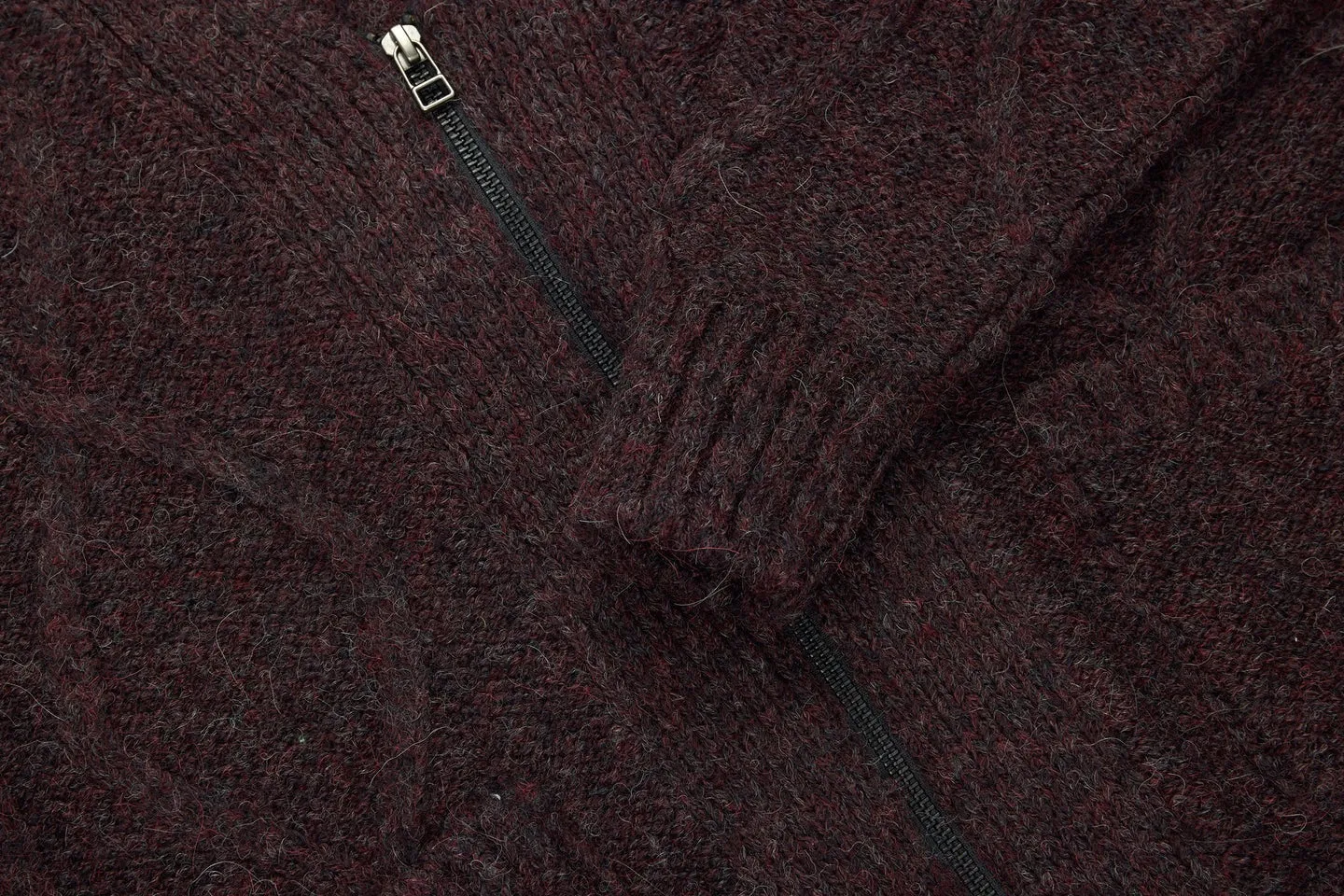 【3sixteen】Alpaca Liner Cardigan Bordeaux 波爾多酒紅羊駝毛開襟衫 sold by Blue Beach Denim product image thumbnail 4
