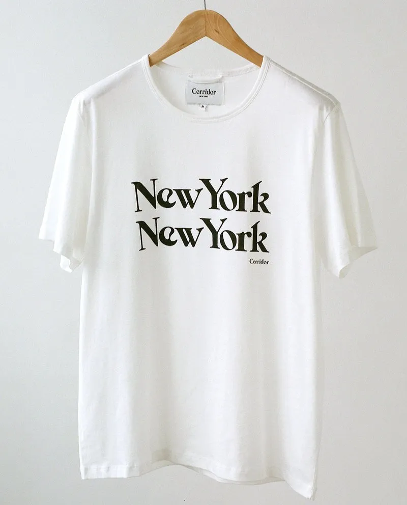 【Corridor NYC】NEW YORK NEW YORK TEE / 紐約 紐約 圖T sold by Blue Beach Denim