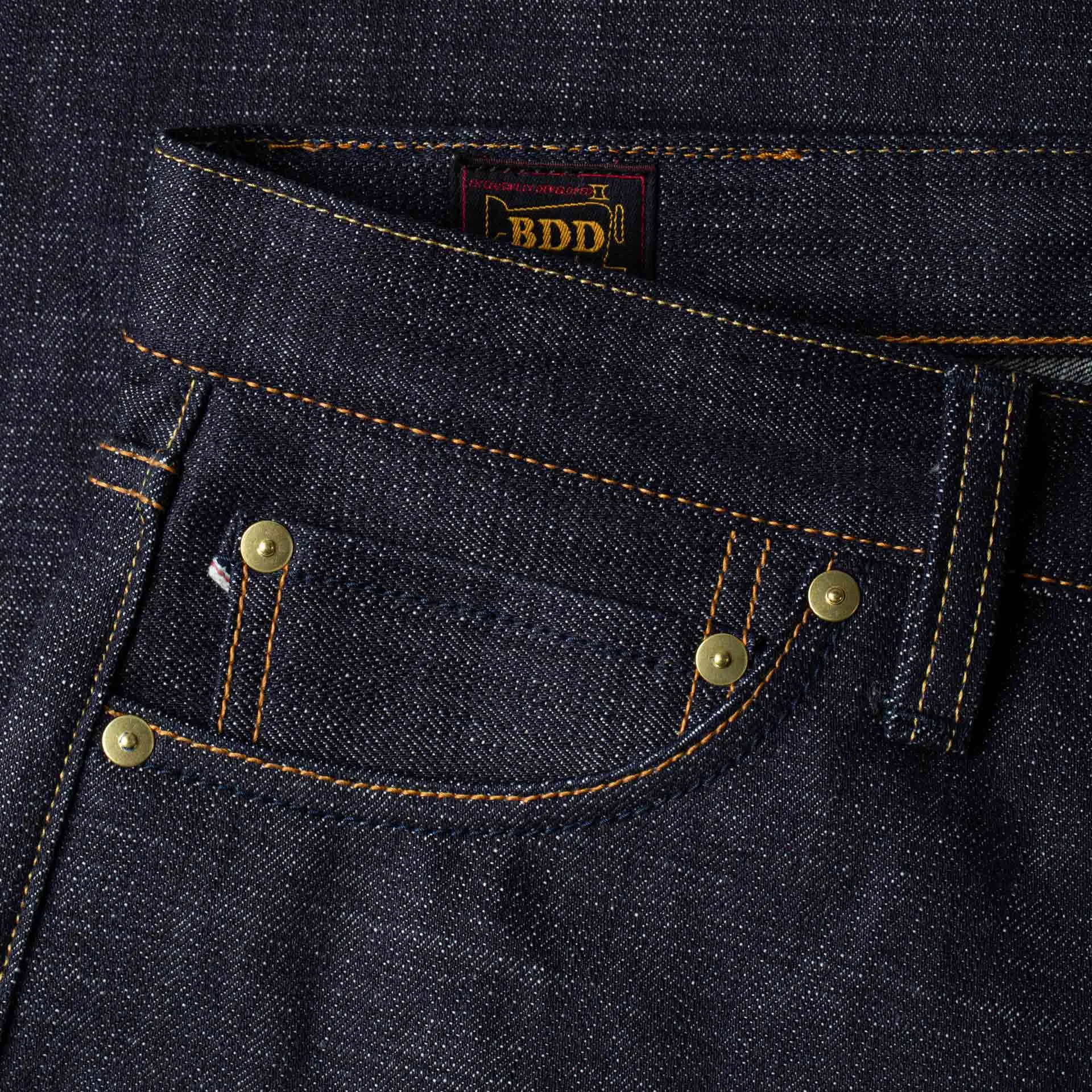 【Benzak Denim Developers】BDD 707 heavy slub 16 oz. RHT/重竹節布料 中腰直筒褲 sold by Blue Beach Denim product image thumbnail 2