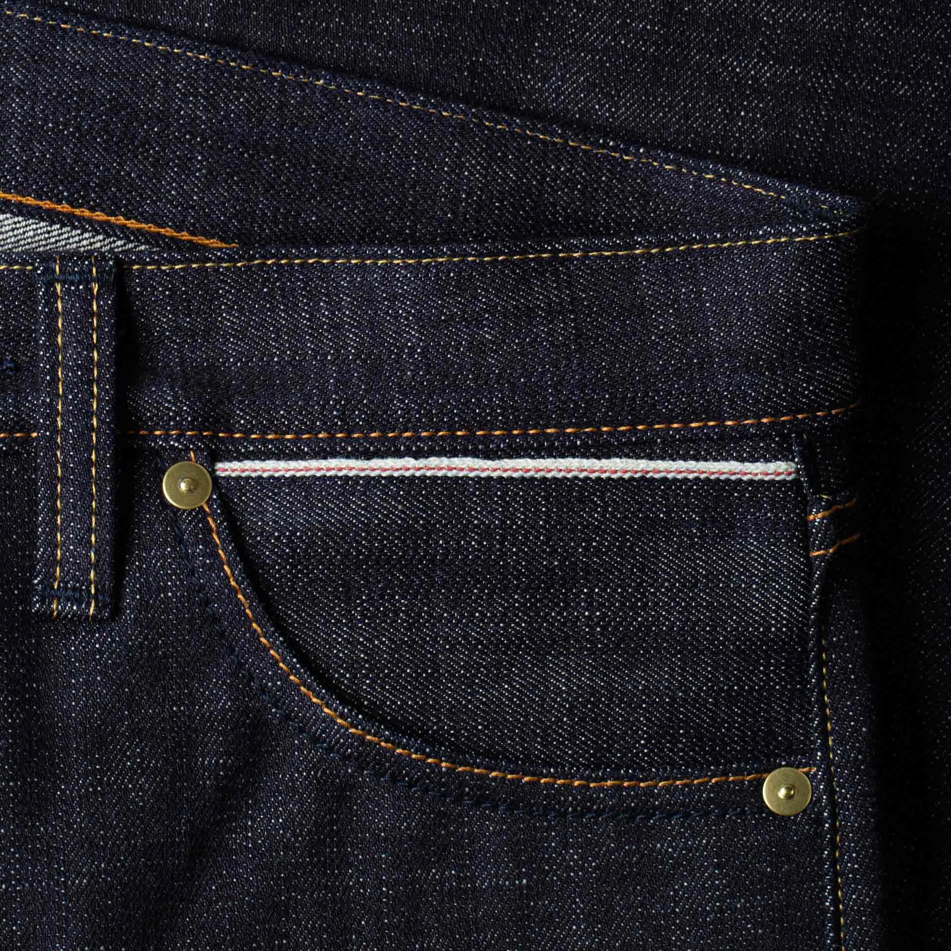 【Benzak Denim Developers】BDD 707 heavy slub 16 oz. RHT/重竹節布料 中腰直筒褲 sold by Blue Beach Denim product image thumbnail 3