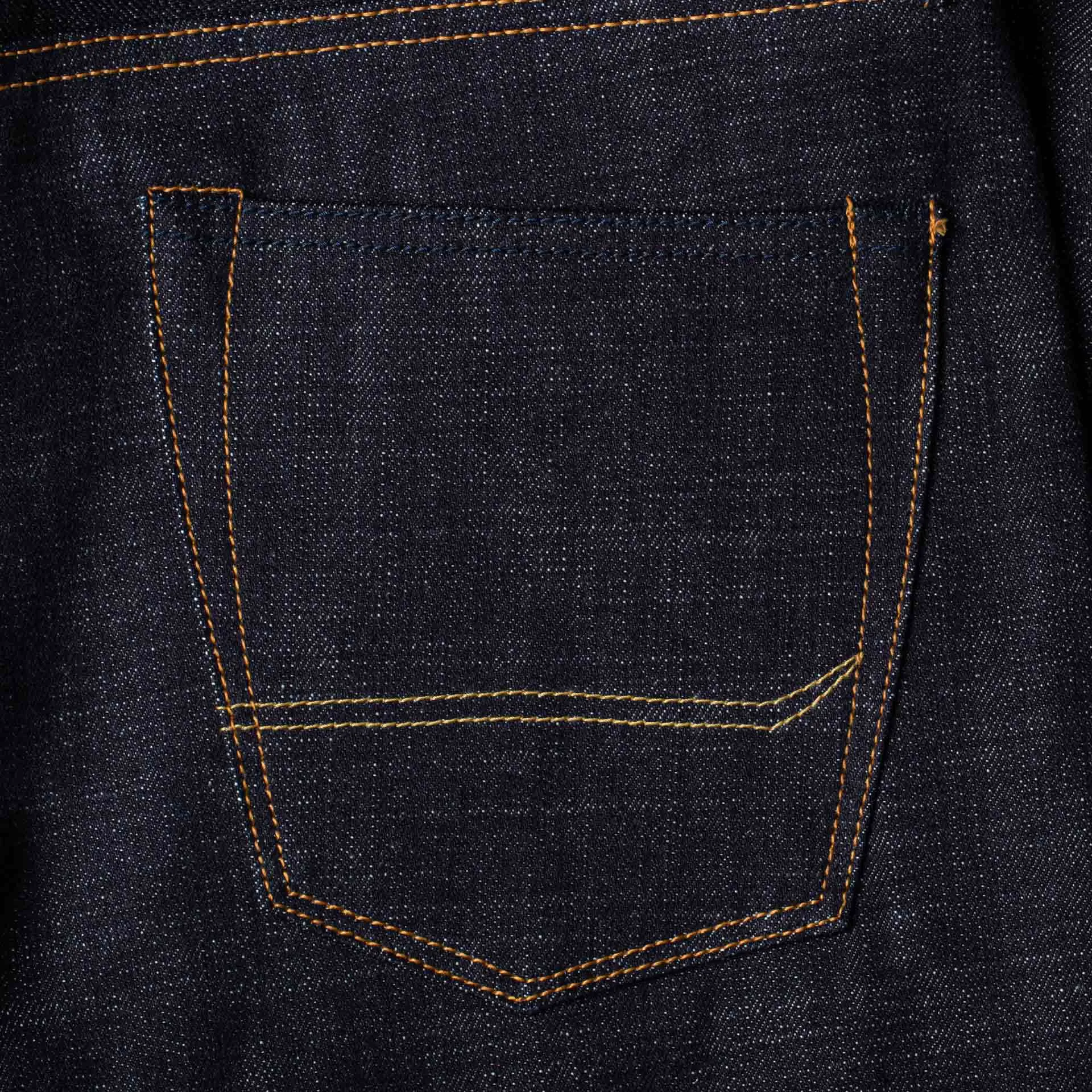 【Benzak Denim Developers】BDD 707 heavy slub 16 oz. RHT/重竹節布料 中腰直筒褲 sold by Blue Beach Denim product image thumbnail 4