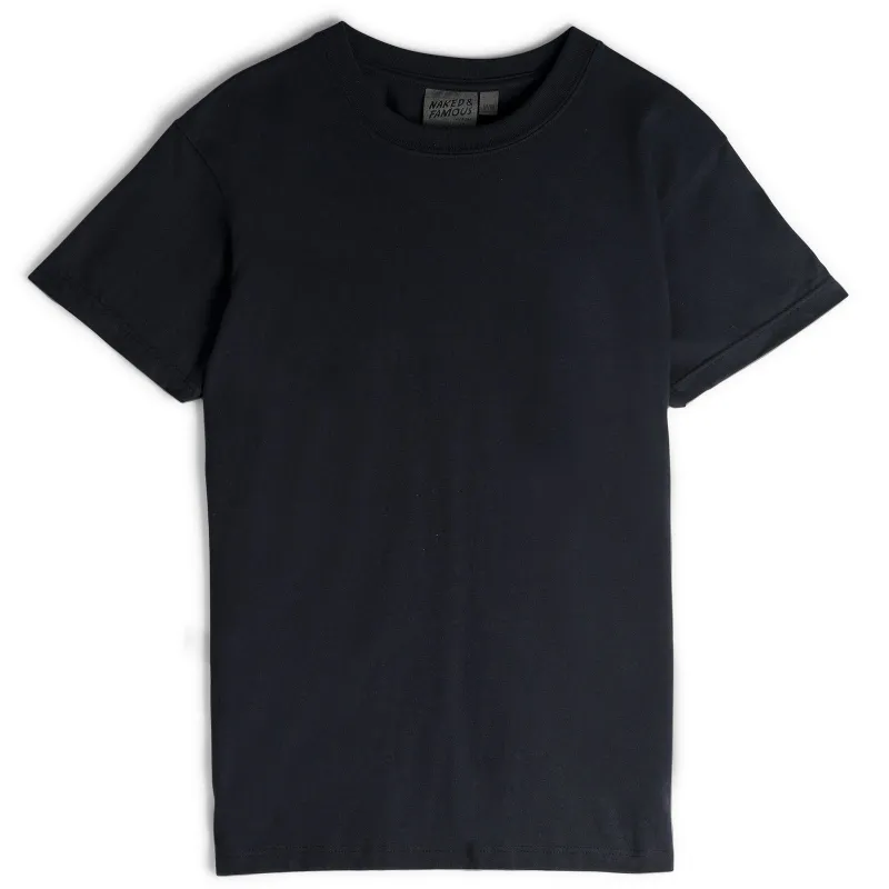 【Naked & Famous】Circular Knit T-shirt 加拿大圓筒織短Tee 5色 sold by Blue Beach Denim