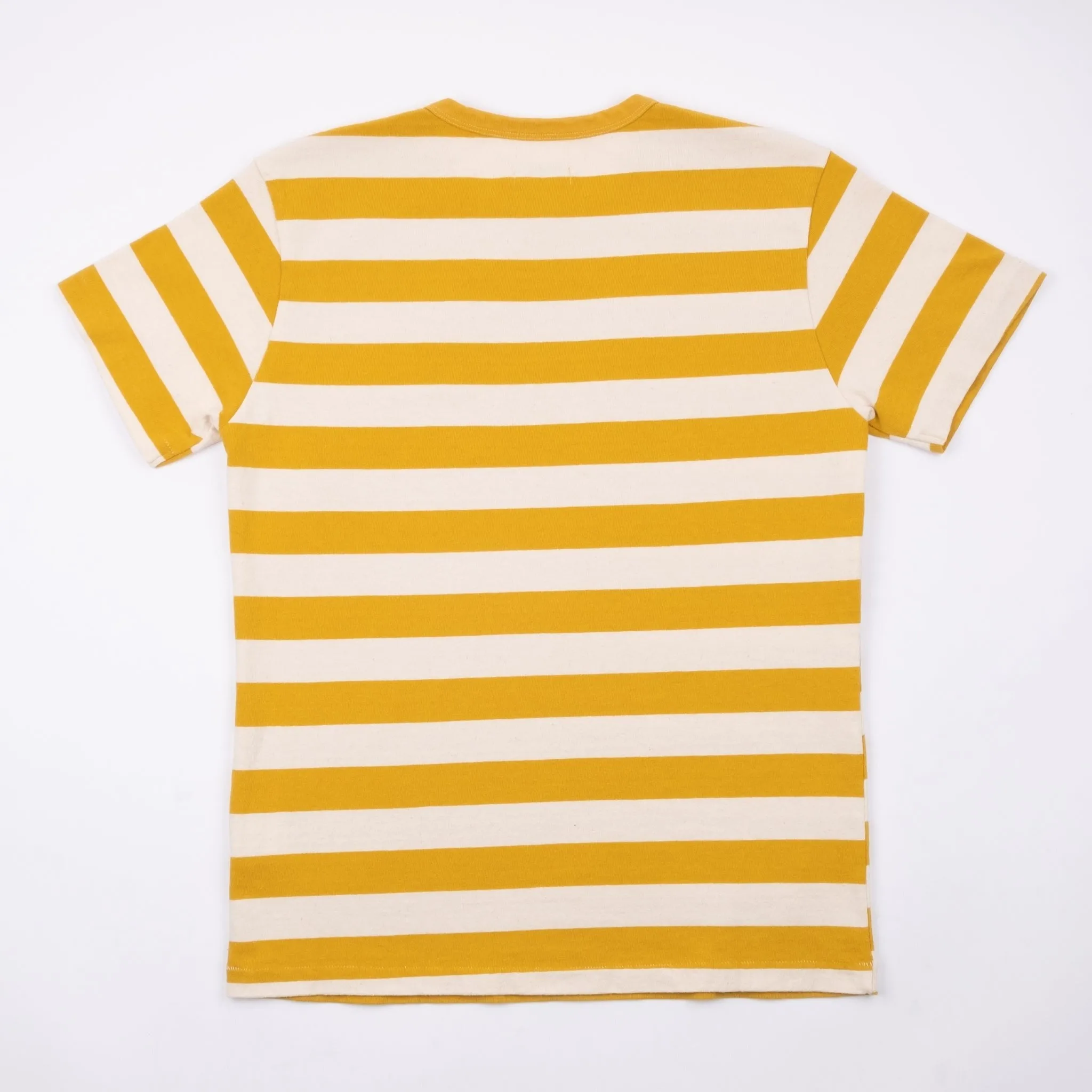 【Freenote】Shifter S/S Tee Mustard Stripe/美式復古布料 芥末黃 條紋短袖T sold by Blue Beach Denim product image thumbnail 3