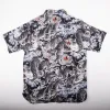 【Freenote】Hawaiian Black Tiger Shirt 黑色百虎麻料夏威夷襯衫 sold by Blue Beach Denim