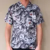 【Freenote】Hawaiian Black Tiger Shirt 黑色百虎麻料夏威夷襯衫 sold by Blue Beach Denim
