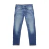 【DENHAM】Ridge ACS Slim Straight Jeans / 中淺藍刷色 微彈性 赤耳布料 修身直筒牛仔褲 sold by Blue Beach Denim