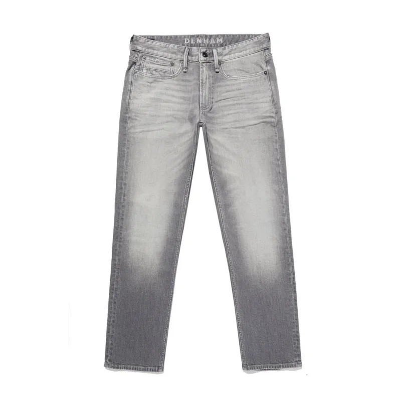 【DENHAM】Ridge GW Slim Straight Jeans / 淺灰刷色 微彈性 修身直筒牛仔褲 sold by Blue Beach Denim