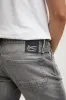 【DENHAM】Ridge GW Slim Straight Jeans / 淺灰刷色 微彈性 修身直筒牛仔褲 sold by Blue Beach Denim