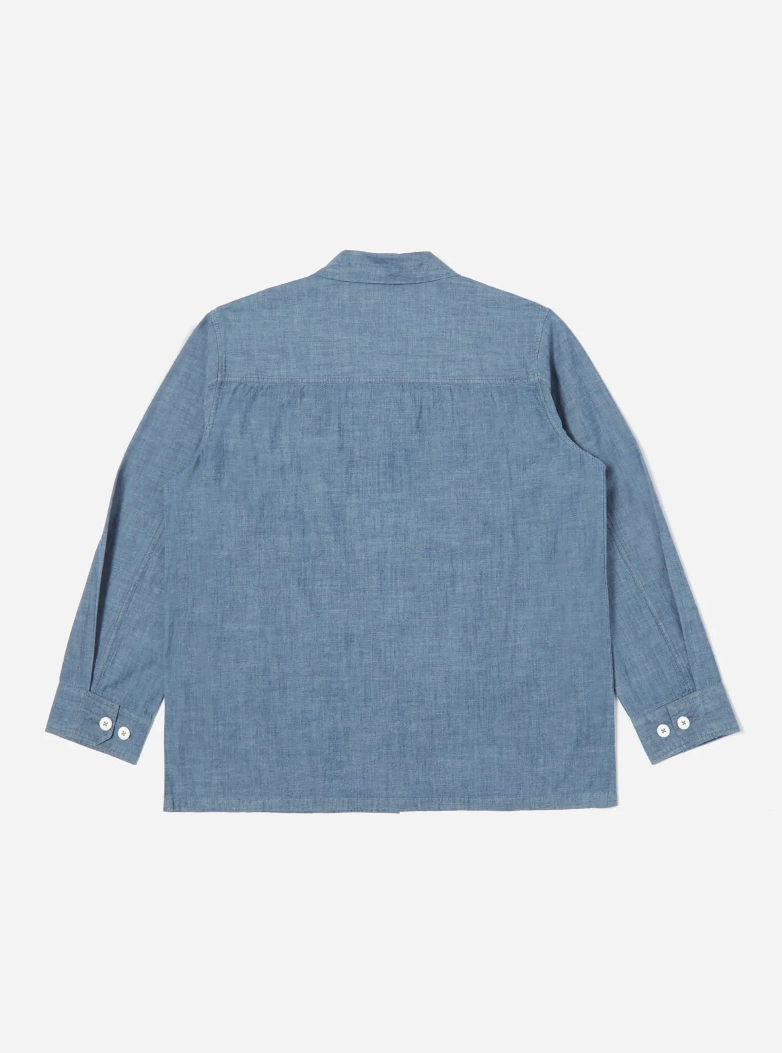 【Universal Works】Jungle Jacket In Indigo Chambray / 淺靛藍色 水手布 越戰叢林夾克 sold by Blue Beach Denim product image thumbnail 5